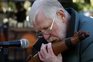 Richard performing at the Christchurch Festival, 2012